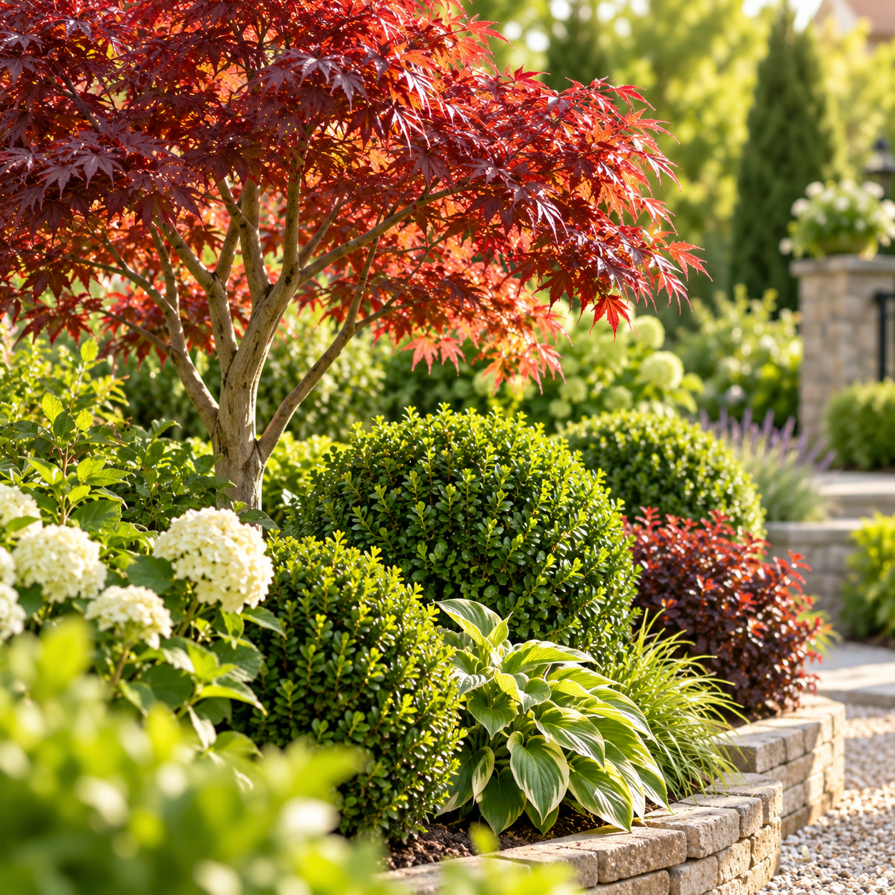 Trees and shrubs