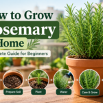 How to grow rosemary at home in a pot, with steps for planting, watering, plant care and harvesting
